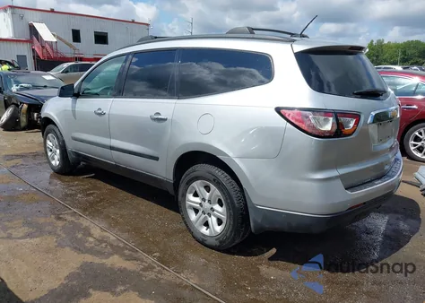 2014 Chevrolet Traverse Ls из США, поврежденный, VIN 1GNKRFED2EJ333922